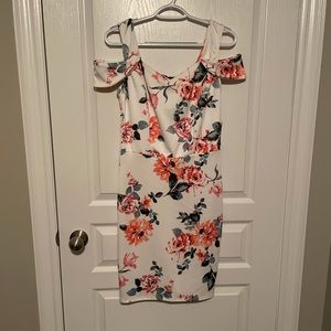 Floral dress.